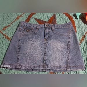 Y2K Mini Jean Skirt